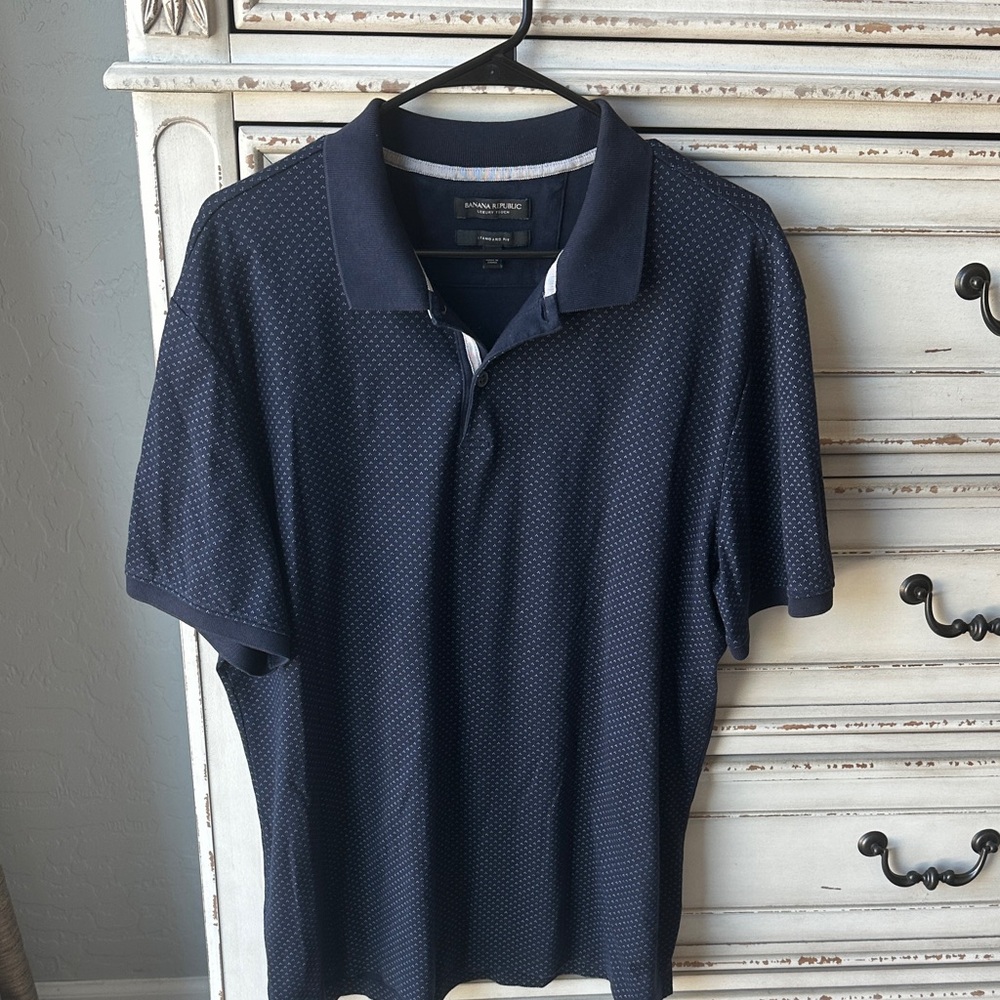 Banana Republic Dark Blue Polo Shirt
